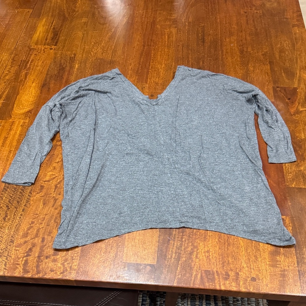 Apartment 9 Apt. 9 Gray Women's Top